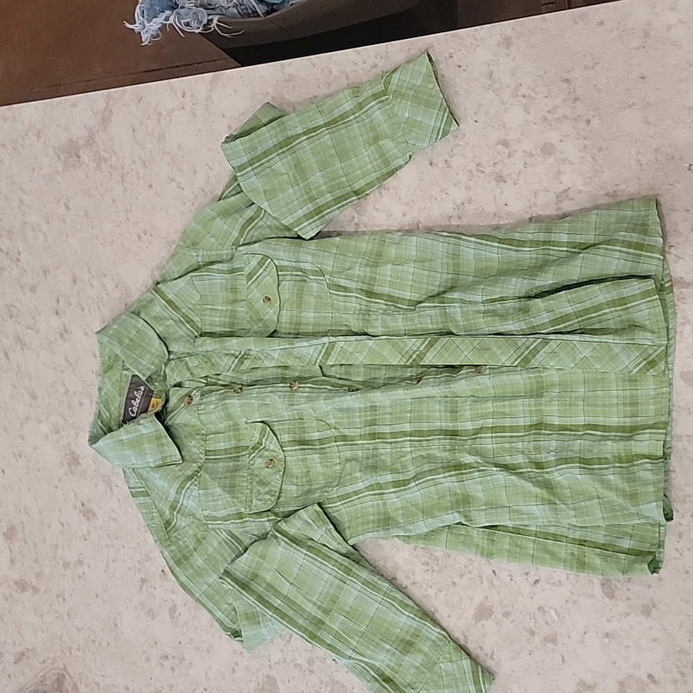 Womens Cabelas Insect Defense Button Down